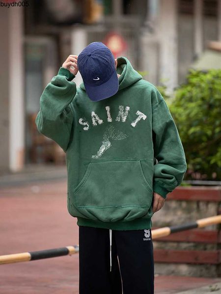 1wep men's hoodies sweatshirts american high street saint michael graffiti hand-painted vintage worn out washed out and worn down hoode, Black
1wep men's hoodies sweatshirts american high street saint michael graffiti hand-painted vintage worn out washed out and worn down hoode, Black