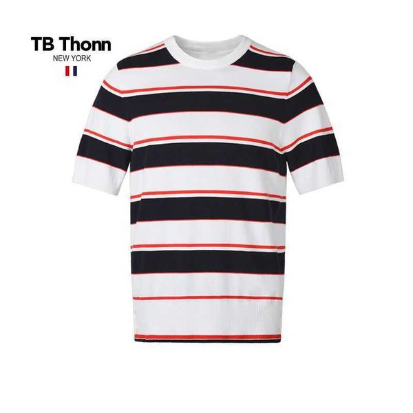 trendy tb thonn american stripe short sleeve knitwear for men and women 2023 new summer cotton half t-shirt, Black;brown
trendy tb thonn american stripe short sleeve knitwear for men and women 2023 new summer cotton half t-shirt, Black;brown