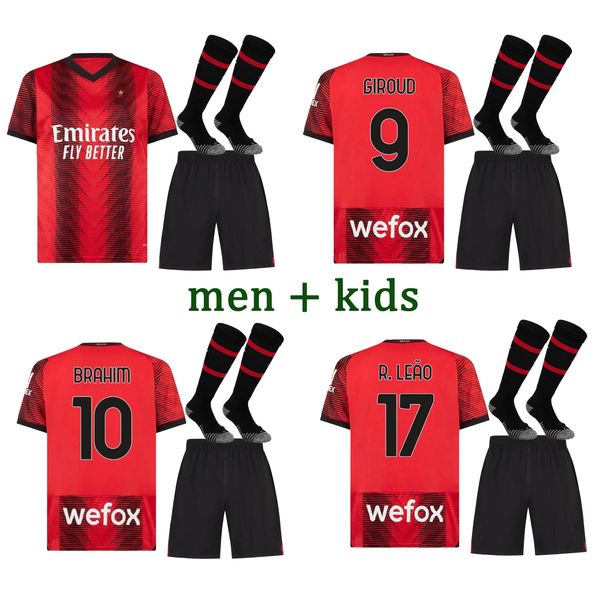 2023 2024 ibrahimovic soccer jerseys ac milans 23 24 koche fourth giroud tonali theo r.leao romagnoli s.castillejo saelemaekers men kids kit, Black;yellow
2023 2024 ibrahimovic soccer jerseys ac milans 23 24 koche fourth giroud tonali theo r.leao romagnoli s.castillejo saelemaekers men kids kit, Black;yellow