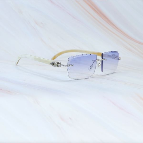 iced out sunglasses white genuine buffalo horn designer sun glasses luxury diamond cut carter shades eyewear rhinestones sunglass silver fra, Black
iced out sunglasses white genuine buffalo horn designer sun glasses luxury diamond cut carter shades eyewear rhinestones sunglass silver fra, Black