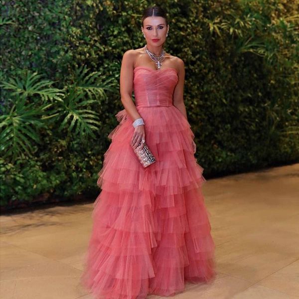 2023 prom dresses sweetheart a line sleeveless tulle ruffles watermelon floor length party dress evening gowns, Black
2023 prom dresses sweetheart a line sleeveless tulle ruffles watermelon floor length party dress evening gowns, Black