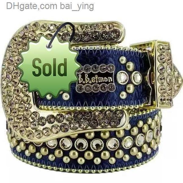 

2Designer Bb Belt Simon Belts for Men Women Shiny diamond belt Black Blue white multicolour with bling rhinestones as giaa