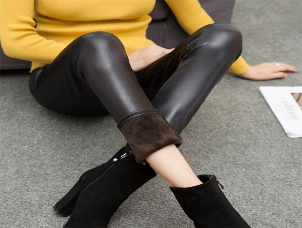 2017 women faux leather leggings winter warm velvet leggings casual plus size leggins thickening high waist pants9571337, Black
2017 women faux leather leggings winter warm velvet leggings casual plus size leggins thickening high waist pants9571337, Black