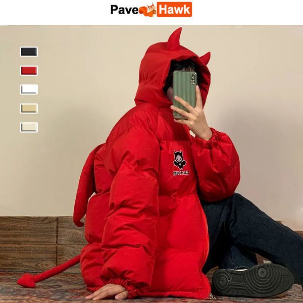 men's jackets winter puffer jacket parka men women hip hop street devil horns designer hood padded jacket coat harajuku y2k bubble outw, Black;brown
men's jackets winter puffer jacket parka men women hip hop street devil horns designer hood padded jacket coat harajuku y2k bubble outw, Black;brown