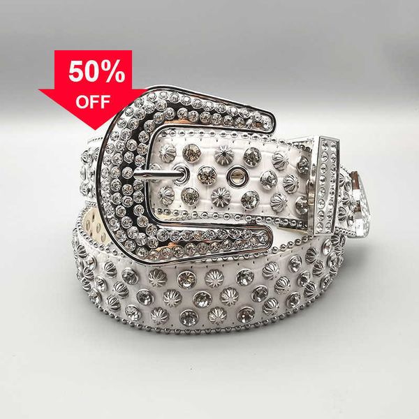 1womens mens diamond belt bb designer simon western rhinestones belts fashion punk hip hop rivet ceintured, Blue;gray
1womens mens diamond belt bb designer simon western rhinestones belts fashion punk hip hop rivet ceintured, Blue;gray