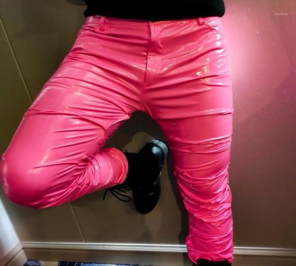 men039s pants color men costumes pu pant erkek pantolon fashion pleated trousers nightclub streetwear shinny leather pantm2405001, Black
men039s pants color men costumes pu pant erkek pantolon fashion pleated trousers nightclub streetwear shinny leather pantm2405001, Black
