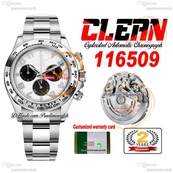 cf clean factory sa4130 automatic chronograph mens watch 1165 white black dial silver number stick 904l oystersteel bracelet super edition v, Slivery;brown
cf clean factory sa4130 automatic chronograph mens watch 1165 white black dial silver number stick 904l oystersteel bracelet super edition v, Slivery;brown