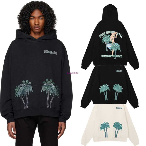 k387 men's hoodies sweatshirts 2023 autumn/winter fashion rhude coconut beach print high weight pure cotton terry loose sweater for men, Black
k387 men's hoodies sweatshirts 2023 autumn/winter fashion rhude coconut beach print high weight pure cotton terry loose sweater for men, Black