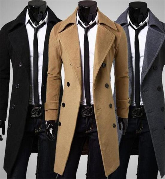 new brand autumn mens long pea coat men039s woolen coat turn down collar double breasted men trench coat9211958, Tan;black
new brand autumn mens long pea coat men039s woolen coat turn down collar double breasted men trench coat9211958, Tan;black