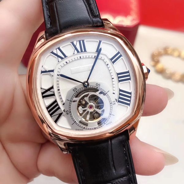 wristwatch for man mechanical mens watch self-winding 40mm fashion square blue dial stainless steel metal strap casual watches sport clock m, Slivery;brown
wristwatch for man mechanical mens watch self-winding 40mm fashion square blue dial stainless steel metal strap casual watches sport clock m, Slivery;brown