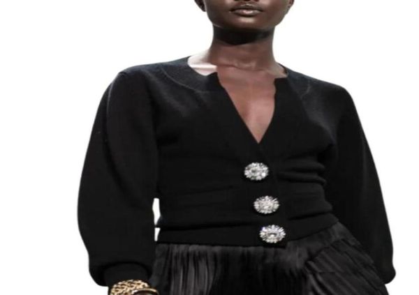 2022 women cashmere sweaters knits designer with crystal beads buttons girls milan runway designer crop shirt high end cu9605326, White
2022 women cashmere sweaters knits designer with crystal beads buttons girls milan runway designer crop shirt high end cu9605326, White