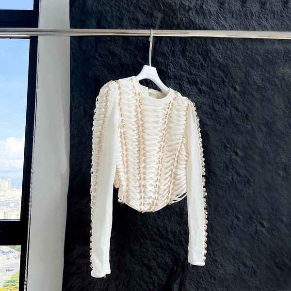 women's blouses & shirts australian designer 2023 spring/summer new silk and hemp blended fabric handcrafted beaded top, White
women's blouses & shirts australian designer 2023 spring/summer new silk and hemp blended fabric handcrafted beaded top, White