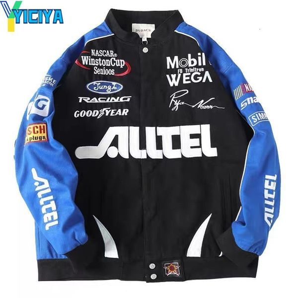 womens jackets yiciya jacket bomber racing biker coats blue varsity jacket oversize american embroidery baseball 230818, Black;brown
womens jackets yiciya jacket bomber racing biker coats blue varsity jacket oversize american embroidery baseball 230818, Black;brown