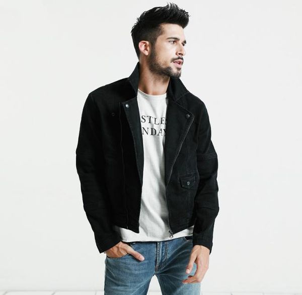 fashionblack denim jacket men 2018 autumn new slim fit zippers short biker jackets fashion jeans coats brand clothing nj6520y18825325365, Black;brown
fashionblack denim jacket men 2018 autumn new slim fit zippers short biker jackets fashion jeans coats brand clothing nj6520y18825325365, Black;brown