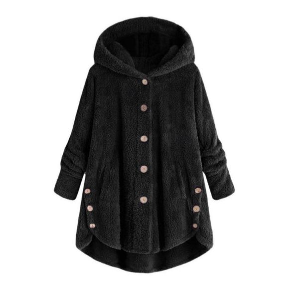 fashion women button coat fluffy tail hooded pullover loose sweater blouse plush solid color winter warm casual coat zer3825636, Black
fashion women button coat fluffy tail hooded pullover loose sweater blouse plush solid color winter warm casual coat zer3825636, Black