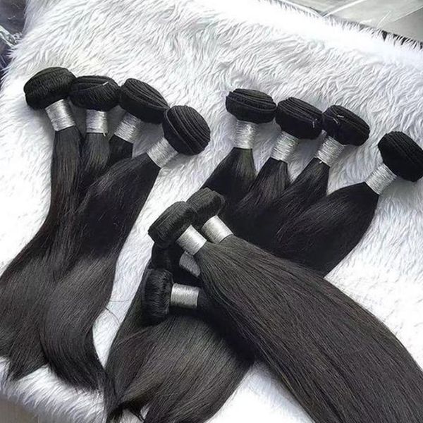 bone straight bundles 100% unprocessed human hair bundles virgin hair12a grade 3 bundles remy hair double weft extensions, Black
bone straight bundles 100% unprocessed human hair bundles virgin hair12a grade 3 bundles remy hair double weft extensions, Black