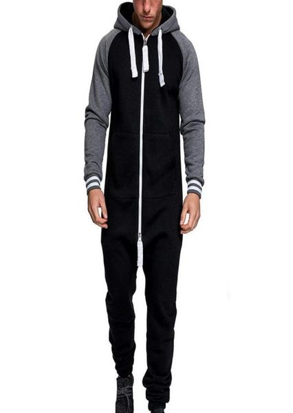 men onepiece garment patchwork pajama playsuit mens zipper hoodie camouflage jumpsuit streetwear fashion autumn winter overalls t5244981, Black
men onepiece garment patchwork pajama playsuit mens zipper hoodie camouflage jumpsuit streetwear fashion autumn winter overalls t5244981, Black