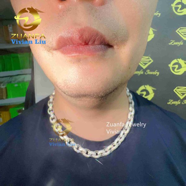 fashion jewelry iced out custom 925 sterling silver vvs moissanite cuban link chain
fashion jewelry iced out custom 925 sterling silver vvs moissanite cuban link chain