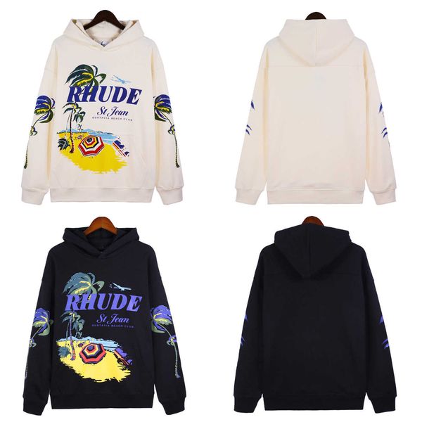 men's hoodies sweatshirts 2023 autumn/winter new rhude men's coconut tree print hooded sweater batch 80n4, Black
men's hoodies sweatshirts 2023 autumn/winter new rhude men's coconut tree print hooded sweater batch 80n4, Black