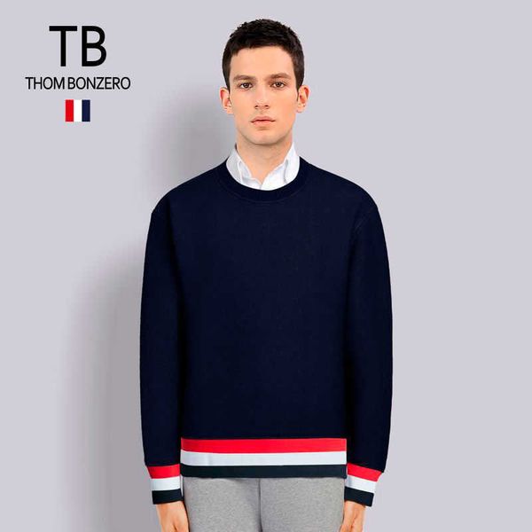 official white and blue pullover sweater for men's casual 2023 spring autumn versatile pure cotton, Black;brown
official white and blue pullover sweater for men's casual 2023 spring autumn versatile pure cotton, Black;brown