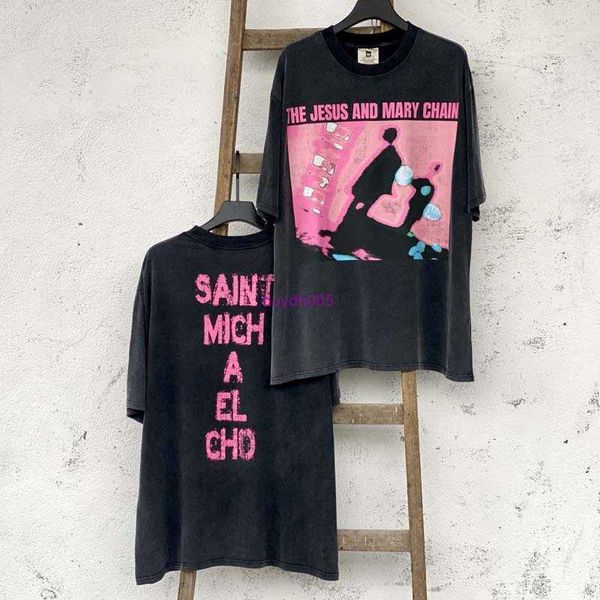 4bnv men's t-shirts saint michael cho abstract character p pattern old wash vintage short sleeve t-shirt, White;black
4bnv men's t-shirts saint michael cho abstract character p pattern old wash vintage short sleeve t-shirt, White;black
