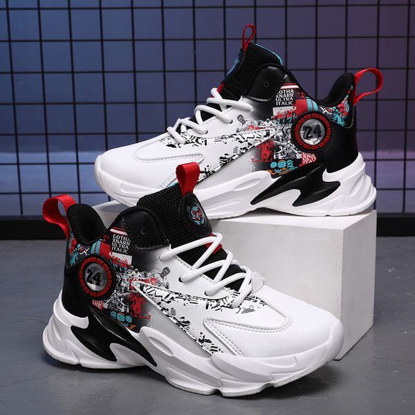 athletic outdoor brand boys basketball shoes for kids sneakers non-slip children sports shoes breathable mesh basketball sneakers child 2308, Black
athletic outdoor brand boys basketball shoes for kids sneakers non-slip children sports shoes breathable mesh basketball sneakers child 2308, Black