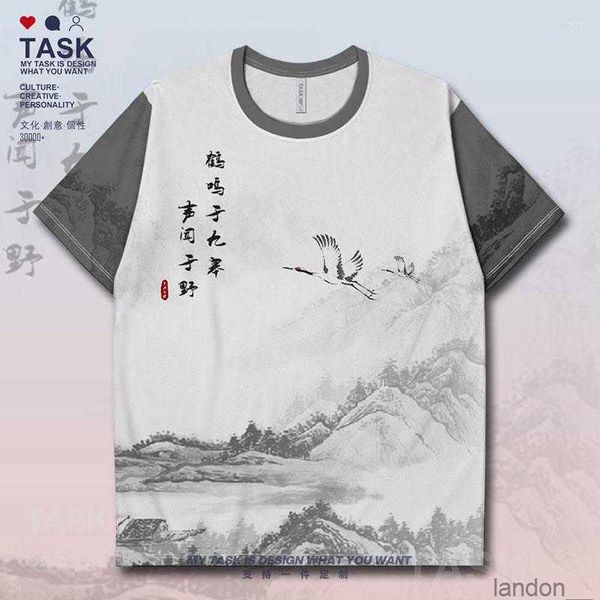 men's t shirts chinesestyle history cute lovely birds color china cartoon landscape mens shirt short-sleeved casual summer clothes, White;black
men's t shirts chinesestyle history cute lovely birds color china cartoon landscape mens shirt short-sleeved casual summer clothes, White;black