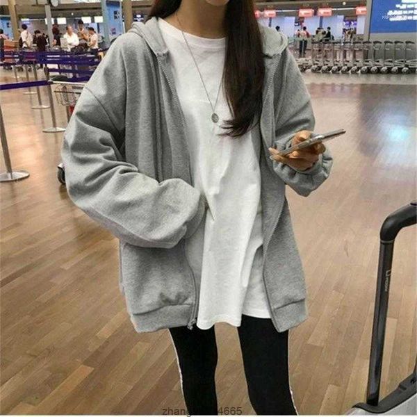 women's hoodies women korean style zip-up harajuku solid oversized pocket hooded sweatshirts autumn long sleeve loose woman clothes, Black
women's hoodies women korean style zip-up harajuku solid oversized pocket hooded sweatshirts autumn long sleeve loose woman clothes, Black