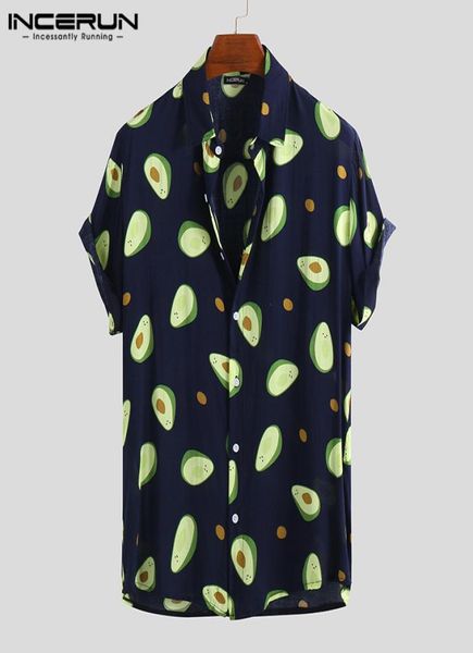 incerun summer 2019 fashion hawaiian men039s print lapel shirt casual holiday avocado streetwear personality camisa masculina 58693037, White;black
incerun summer 2019 fashion hawaiian men039s print lapel shirt casual holiday avocado streetwear personality camisa masculina 58693037, White;black