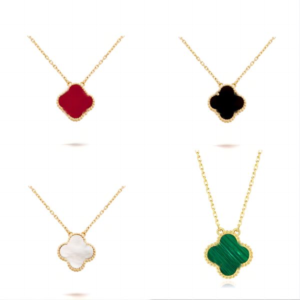 designer necklace 18k gold plated necklaces agate pendant four leaf clover clavicle chain white gold rose gold gift for girlfriend wedding p, Silver
designer necklace 18k gold plated necklaces agate pendant four leaf clover clavicle chain white gold rose gold gift for girlfriend wedding p, Silver
