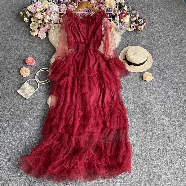 basic casual dresses summer women fashion cake mesh party dress women off-the-shoulder elastic high waist polka dot printed dresses elegant, Black;gray
basic casual dresses summer women fashion cake mesh party dress women off-the-shoulder elastic high waist polka dot printed dresses elegant, Black;gray