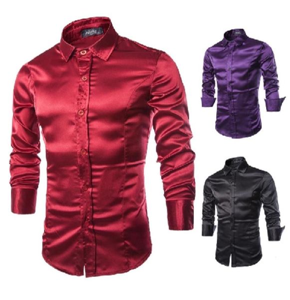 2016 spring fashion man dress shirts mens slim fit shirts long silk shiny shirts for men1847361, White;black
2016 spring fashion man dress shirts mens slim fit shirts long silk shiny shirts for men1847361, White;black