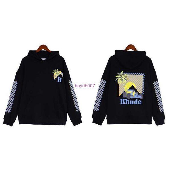 rifj men's hoodies sweatshirts high edition rhude autumn/winter new sunset coconut tree print high street casual hoodie, Black
rifj men's hoodies sweatshirts high edition rhude autumn/winter new sunset coconut tree print high street casual hoodie, Black