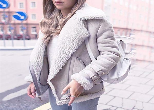 winter women faux fur fleece coat outwear warm lapel biker motor jacket lady deer leather velvet lamb cotton coat jacket1519273, Black;brown
winter women faux fur fleece coat outwear warm lapel biker motor jacket lady deer leather velvet lamb cotton coat jacket1519273, Black;brown