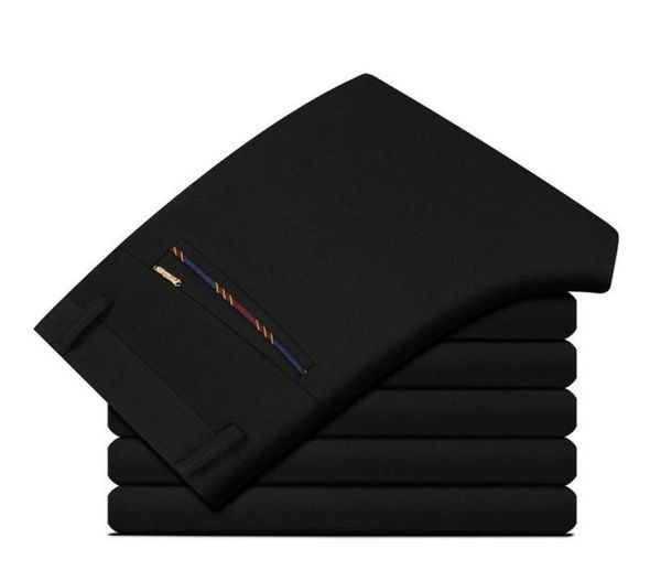 men039s spring business casual brand straight pant autumn man cotton black work pants large size classic blue long trousers1833436
men039s spring business casual brand straight pant autumn man cotton black work pants large size classic blue long trousers1833436