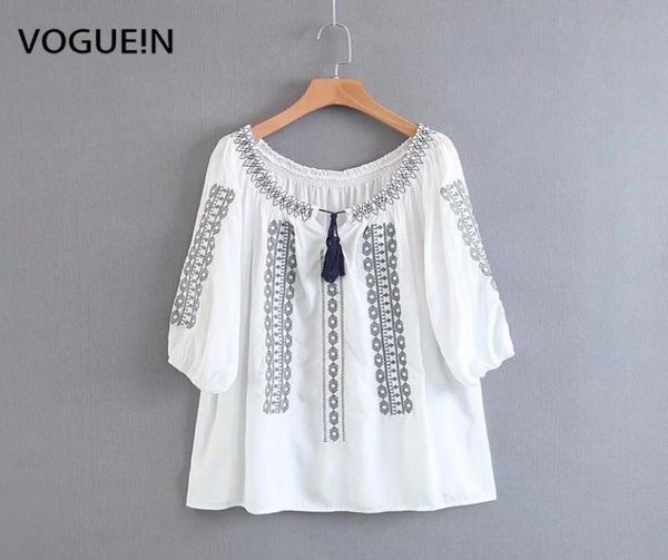 voguein new womens ethnic embroidered 34 sleeve pullover blouse shirt whole4605256, White
voguein new womens ethnic embroidered 34 sleeve pullover blouse shirt whole4605256, White
