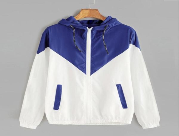 women basic jackets autumn hooded jacket two tone windbreaker jacket female zipper pockets casual long sleeves coats6541345, Black;brown
women basic jackets autumn hooded jacket two tone windbreaker jacket female zipper pockets casual long sleeves coats6541345, Black;brown