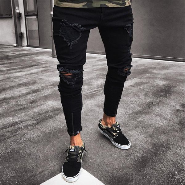 fashion men's ripped skinny jeans destroyed frayed slim fit denim pants trousers plus size s l xl 2xl256v, Blue
fashion men's ripped skinny jeans destroyed frayed slim fit denim pants trousers plus size s l xl 2xl256v, Blue