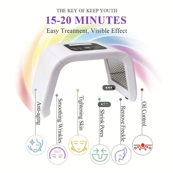 australian standard 1pc, home spa 7-color spectrometer, facial beauty instrument, for all skin types, acne-prone skin, stimulates collagen r
australian standard 1pc, home spa 7-color spectrometer, facial beauty instrument, for all skin types, acne-prone skin, stimulates collagen r