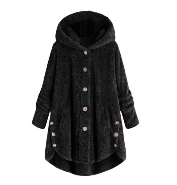 fashion women button coat fluffy tail hooded pullover loose sweater blouse plush solid color winter warm casual coat zer1173146, Black
fashion women button coat fluffy tail hooded pullover loose sweater blouse plush solid color winter warm casual coat zer1173146, Black
