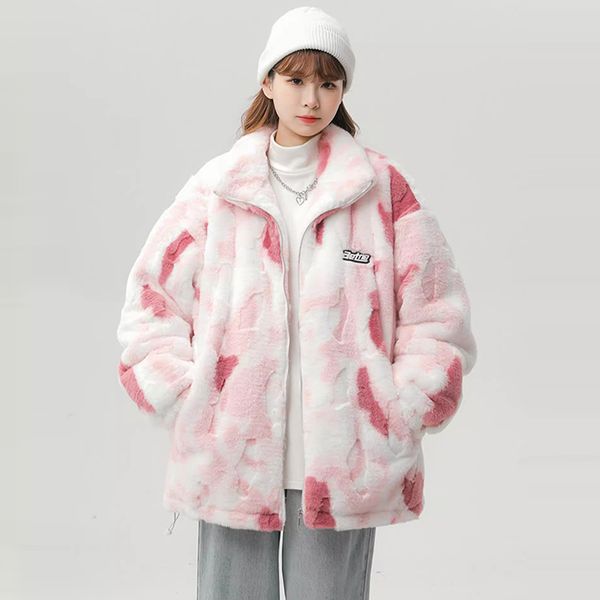 2023 hip hop oversized winter jacket sweet style tie dye zipper parkas jacket for women lamb wool outerwear fashion warm thick coat931, Black;brown
2023 hip hop oversized winter jacket sweet style tie dye zipper parkas jacket for women lamb wool outerwear fashion warm thick coat931, Black;brown