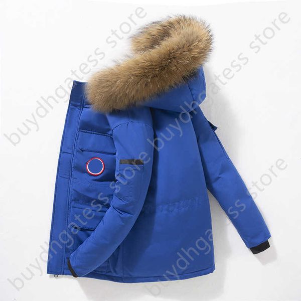 3bzi men's down jacket canadian fashion tooling parker coat winter new thick goose feather warm hooded couple coat, Black
3bzi men's down jacket canadian fashion tooling parker coat winter new thick goose feather warm hooded couple coat, Black