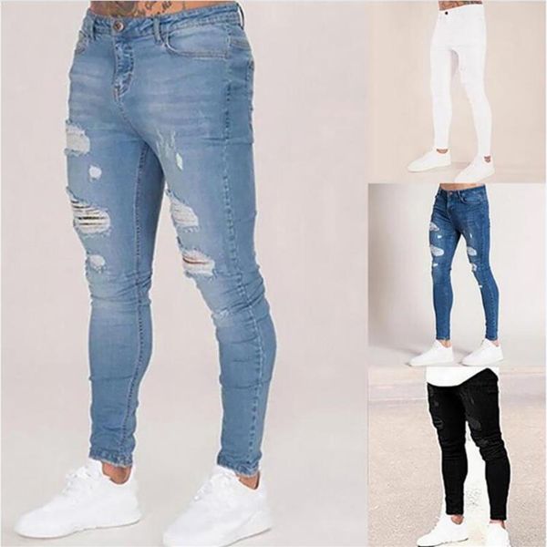 men's jeans mens solid color autumn 2021 fashion slim pencil denim pants casual hole ripped design for men streetwear2666, Blue
men's jeans mens solid color autumn 2021 fashion slim pencil denim pants casual hole ripped design for men streetwear2666, Blue