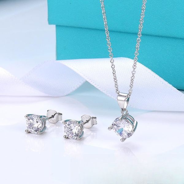 designer luxury jewelry set diamond pendant necklace earring stud woman stainless steel pendant jewelry wholesale valentine's day chris, Silver
designer luxury jewelry set diamond pendant necklace earring stud woman stainless steel pendant jewelry wholesale valentine's day chris, Silver