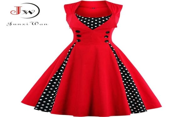 s4xl women robe retro vintage dress 50s 60s rockabilly dot swing pin up summer party dresses elegant tunic vestidos casual 2107054462678, Black;gray
s4xl women robe retro vintage dress 50s 60s rockabilly dot swing pin up summer party dresses elegant tunic vestidos casual 2107054462678, Black;gray