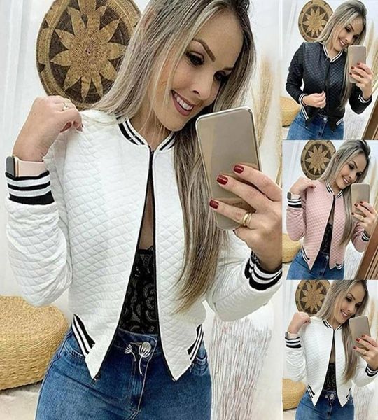spring autumn jacket women coats oneck zipper stitching quilted bomber jacket 2020 new short coats and jackets women clothes19225297, Black;brown
spring autumn jacket women coats oneck zipper stitching quilted bomber jacket 2020 new short coats and jackets women clothes19225297, Black;brown