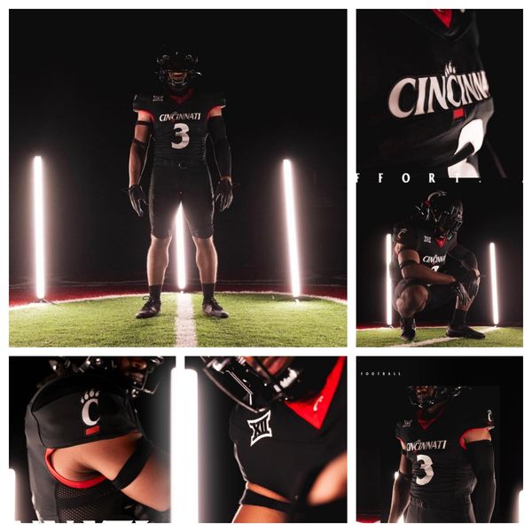 2023 cincinnati bearcats football 8 xzavier henderson 0 jowon briggs 5 emory jones 21 corey kiner 3 evan prater 12 brady drogosh 7 chamon me, Black
2023 cincinnati bearcats football 8 xzavier henderson 0 jowon briggs 5 emory jones 21 corey kiner 3 evan prater 12 brady drogosh 7 chamon me, Black