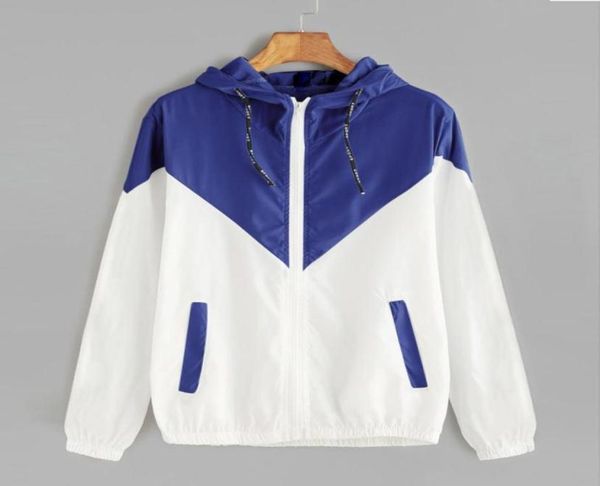 women basic jackets autumn hooded jacket two tone windbreaker jacket female zipper pockets casual long sleeves coats1937030, Black;brown
women basic jackets autumn hooded jacket two tone windbreaker jacket female zipper pockets casual long sleeves coats1937030, Black;brown