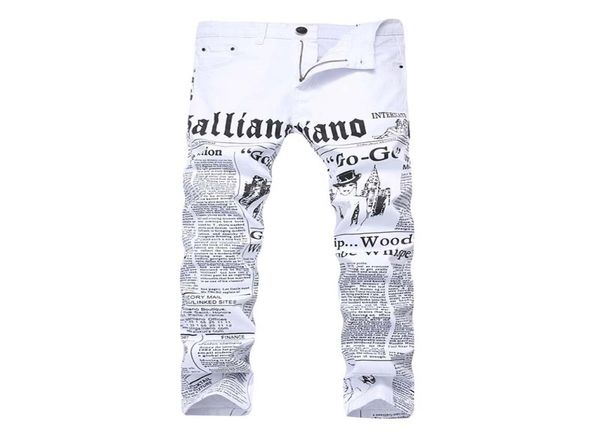 2019 men print jeans painted denim pants words casual high elastic stretchy fashionable straight mid waist 5485838, Blue
2019 men print jeans painted denim pants words casual high elastic stretchy fashionable straight mid waist 5485838, Blue