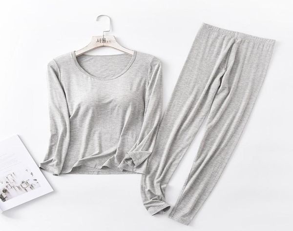 sanderala autumn winter modal pajamas sets women padded long sleeve oneck tshirt all match tee long johns brat homewear y200426383627, Black;red
sanderala autumn winter modal pajamas sets women padded long sleeve oneck tshirt all match tee long johns brat homewear y200426383627, Black;red